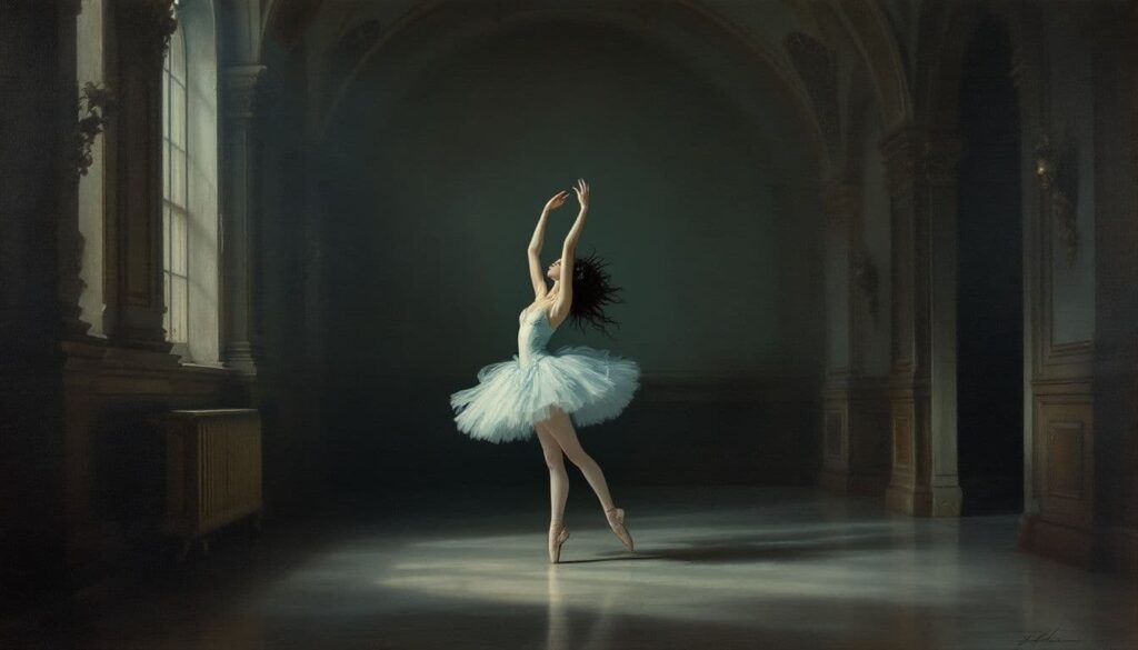 Notable ballet paintings housed in prestigious museums.